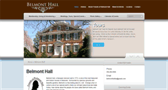 Desktop Screenshot of belmonthall.org