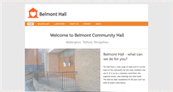 Desktop Screenshot of belmonthall.co.uk