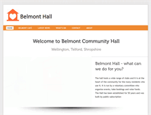 Tablet Screenshot of belmonthall.co.uk